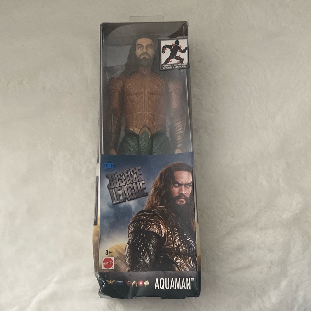 DC Justice League Aquaman action figure NWT
